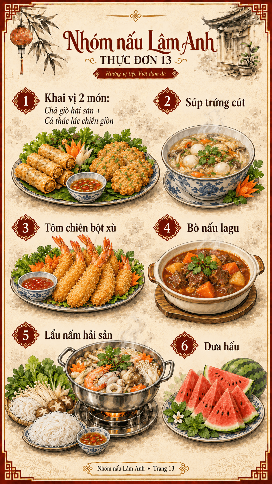 Menu 13